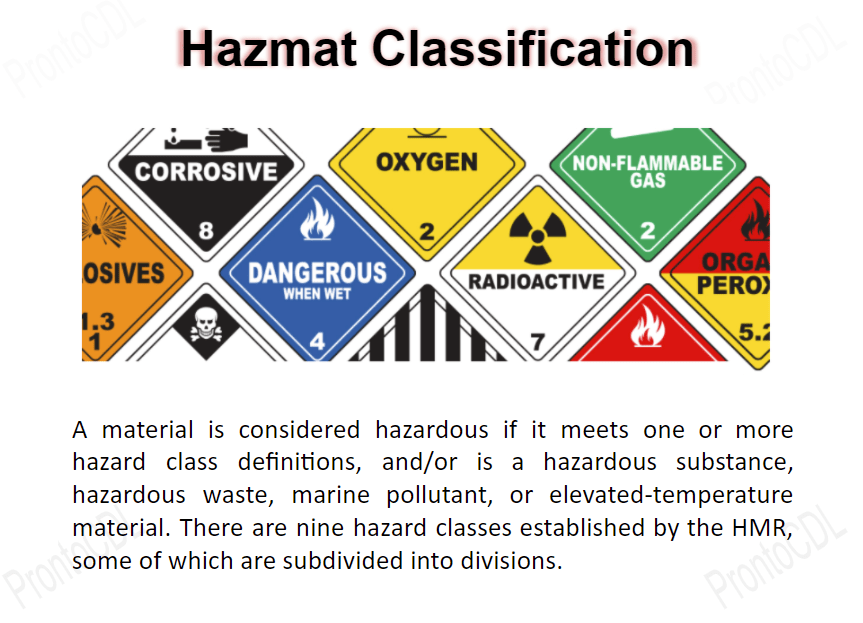 ELDT Hazmat Course Pronto CDL